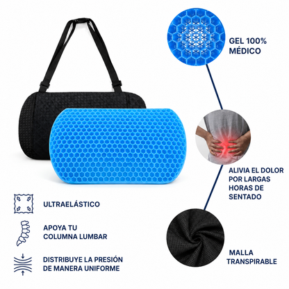 Cojín Lumbar Ergonómico de Gel - Norea Move ™